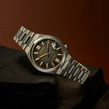 Citizen Tsuyosa Mechanical Grey Dial Silver Steel Strap Watch for Men - NJ0200-50E