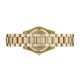 Emporio Armani Federica Mother of Pearl White Dial Gold Steel Strap Watch for Women - AR11657