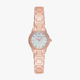 Emporio Armani Mia Mother of Pearl Dial Rose Gold Steel Strap Watch for Women - AR11671