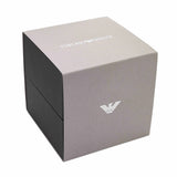 Emporio Armani Sea Explorer Black Dial Two Tone Steel Strap Watch for Men - AR60089