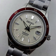 Seiko Presage Champagne Dial Silver Steel Strap Watch For Men - SRPH93J1