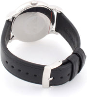 Emporio Armani Luigi White Dial Black Leather Strap Watch for Men - AR1694