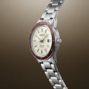 Seiko Presage Champagne Dial Silver Steel Strap Watch For Men - SRPH93J1