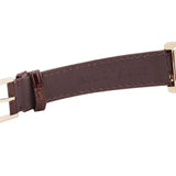 Emporio Armani Gino White Dial Brown Leather Strap Watch for Men - AR11665