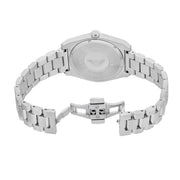 Emporio Armani Racer Chronograph Silver Dial Silver Steel Strap Watch for Men - AR11636