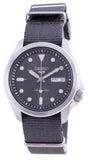 Seiko 5 Sports Automatic Grey Dial Grey Nylon Strap Watch for Men - SRPE61K1