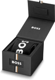 Hugo Boss Grand Tour Chronograph Gold Dial Gold Steel Strap Watch for Women - 1502768