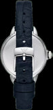 Emporio Armani Mia Moonphase Blue Dial Blue Leather Strap Watch for Women - AR11629