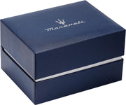 Maserati Competizione Chronograph Green Dial Silver Steel Strap Watch for Men - R8853100044