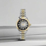 Versace Hellenyium Grey Dial Two Tone Steel Strap Watch for Women - VEHU00520