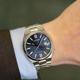 Citizen Tsuyosa Automatic Blue Dial Silver Steel Strap Watch for Men - NJ0200-50M