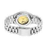 Citizen Tsuyosa Automatic Yellow Dial Silver Steel Strap Watch for Men - NJ0150-56Z