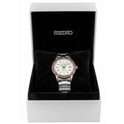 Seiko Presage Champagne Dial Silver Steel Strap Watch For Men - SRPH93J1