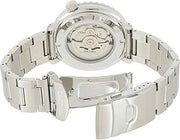 Seiko 5 Sports Automatic Black Dial Silver Steel Strap Watch for Men - SRPC61J1