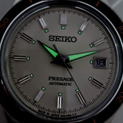 Seiko Presage Champagne Dial Silver Steel Strap Watch For Men - SRPH93J1
