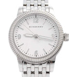 Burberry Utilitarian White Dial Silver Steel Strap Watch for Women - BU7856