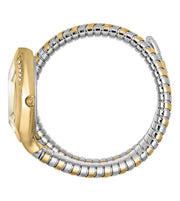 Just Cavalli Taglio Silver Dial Two Tone Steel Strap Watch for Women - JC1L225M0075