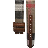 Burberry Utilitarian Chronograph White Dial Tri Tone Leather Strap Watch for Women - BU7820