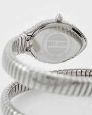 Just Cavalli Unica Silver Dial Silver Steel Strap Watch for Women - JC1L322M0015