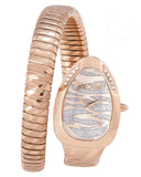 Just Cavalli Taglio White Dial Rose Gold Steel Strap Watch for Women - JC1L225M0055
