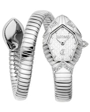 Just Cavalli Speranza Silver Dial Silver Steel Strap Watch for Women - JC1L356M0015