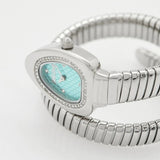 Just Cavalli Lady Snake Blue Dial Silver Steel Strap Watch for Women - JC1L249M0015