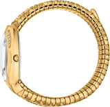 Just Cavalli Taglio White Dial Gold Steel Strap Watch for Women - JC1L226M0025