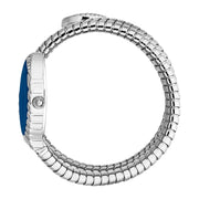 Just Cavalli Specchio Blue Dial Silver Steel Strap Watch for Women - JC1L323M0015