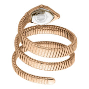 Just Cavalli Mesmerizing Blue Dial Rose Gold Steel Strap Watch for Women - JC1L304M0045