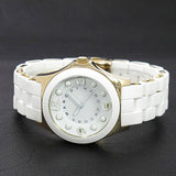 Marc Jacobs Pelly White Dial White Silicone Strap Watch for Women - MBM2526