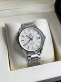 Tag Heuer Carrera Automatic Caliber 5 White Dial Silver Steel Strap Watch for Men - WAR211B.BA0782