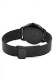 Calvin Klein Minimal Black Dial Black Mesh Bracelet Watch for Men - K3M21421