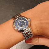 Maurice Lacroix Fiaba Moonphase Blue Dial Silver Steel Strap Watch for Women - FA1084-SS002-420-1