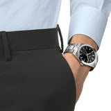 Tissot PR 100 Jam Tangan Kuarsa Stainless Steel Sport Chic Untuk Pria - T101.410.11.051.00
