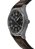 IWC Pilot's Watch Mark XVIII 40mm Black Dial Brown Leather Strap Watch for Men - IW327006