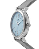 IWC Portofino Automatic Blue Dial Blue Leather Strap Watch for Women - IW357416