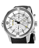 IWC Aquatimer Chronograph White Dial Black Rubber Strap Watch for Men - IW376801