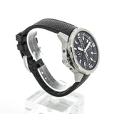 IWC Aquatimer Chronograph Black Dial Black Leather Strap Watch for Men - IW376803