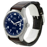 IWC Pilots Watch Mark XVII Edition Le Petit Prince Blue Dial Brown Leather Strap Watch for Men - IW326506