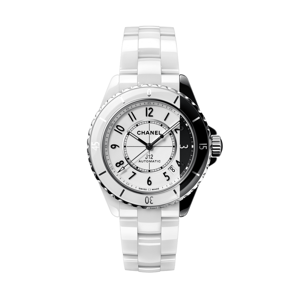 Chanel J12 Quartz White Dial White Steel Strap Watch for Women Watch for  Women