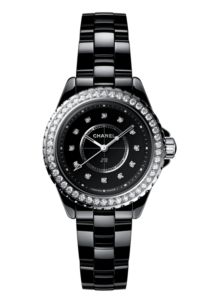 Chanel Women's J12 Black Ceramic Strap Watch