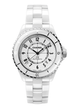 Chanel J12 Quartz White Dial White Steel Strap Watch for Women - J12 H5698