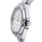 Jam Tangan Pria Tag Heuer Aquaracer Automatic White Dial Silver Steel Strap - WAY2111.BA0928