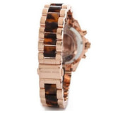 Michael Kors Bradshaw Chronograph Brown Dial Two Tone Steel Strap Watch For Women - MK5944