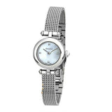 Gucci Diamantissima Diamonds Mother of Pearl Dial Silver Mesh Bracelet Watch for Women - YA141512