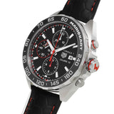 Tag Heuer Formula 1 Mario Kart Chronograph Black Dial Black Leather Strap Watch for Men - CAZ201E.FC6517