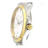 Gucci G Timeless Quartz Silver Dial Two Tone Steel Strap Watch For Men - YA126450