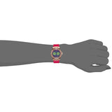 Guess Limelight Quartz Multicolor Dial Red Leather Strap Watch For Women - W0775L4