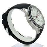 Guess Fuel Multifunction White Dial Black Rubber Strap Watch for Men - W0802G1