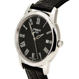 Tissot Classic Dream Black Dial Black Leather Strap Watch for Men - T033.410.16.053.01